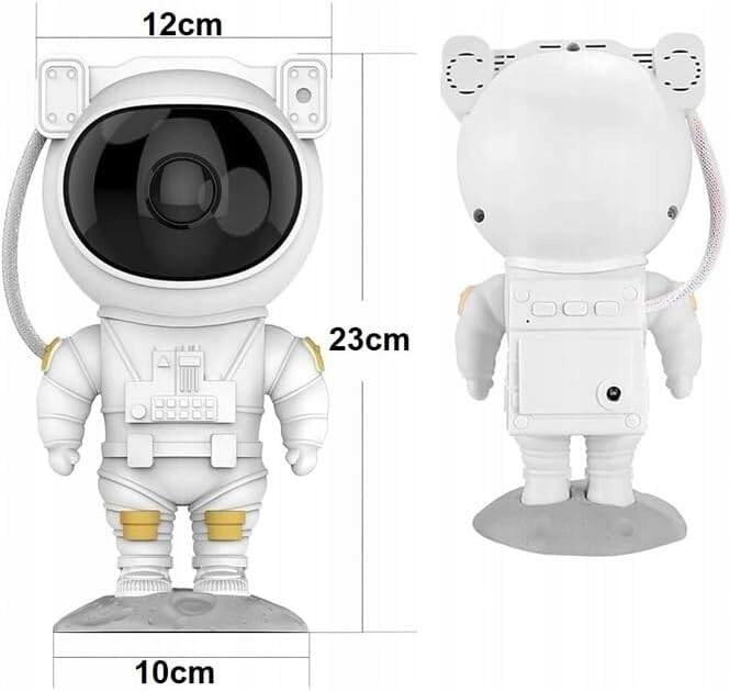 Projektor Gwiazd Rzutnik Lampka Nocna LED dla Dzieci na Pilota Astronauta Marka AiM