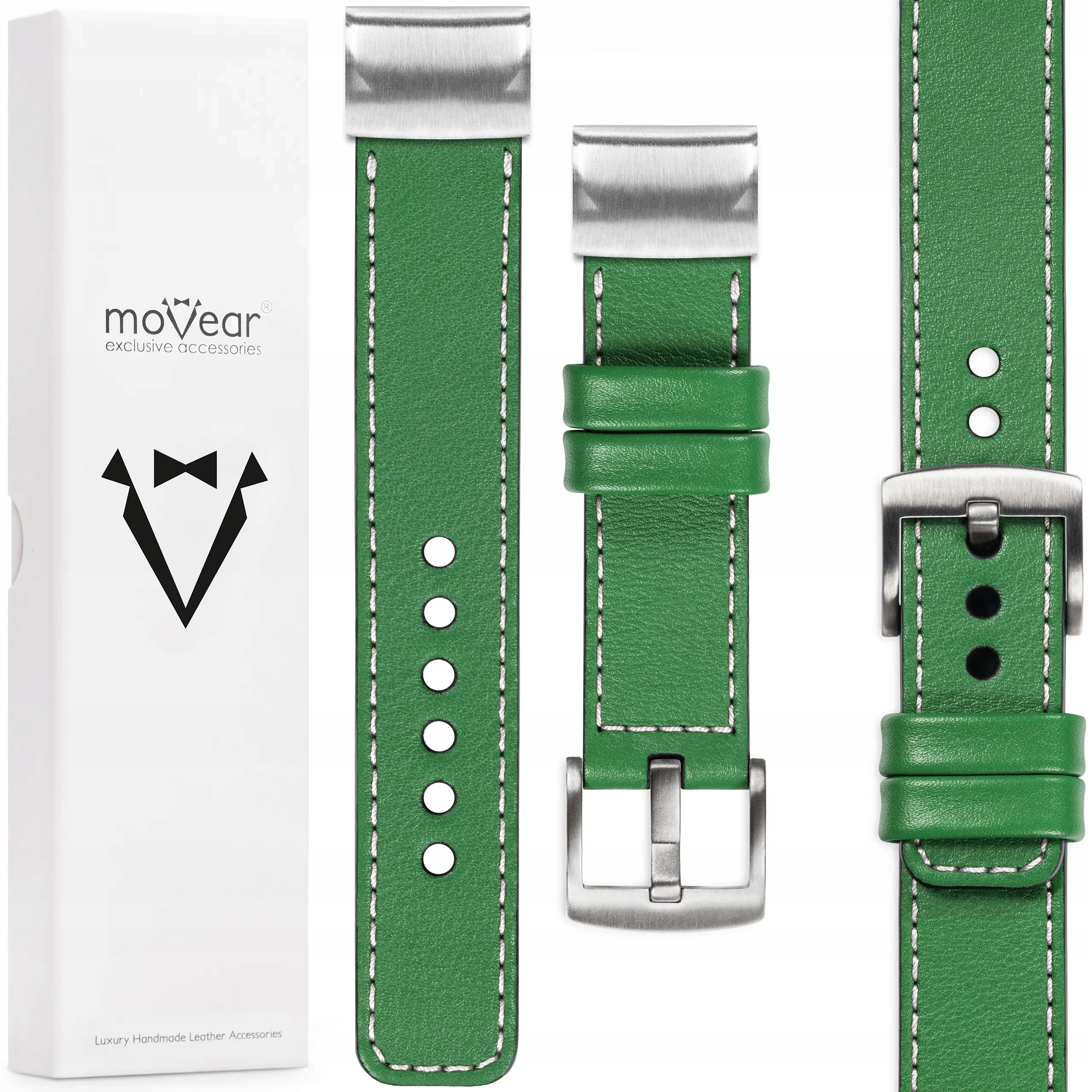 Prémiový kožený řemínek pro Garmin Fenix 8 7 6 5 QuickFit 22 mm, italská kůže