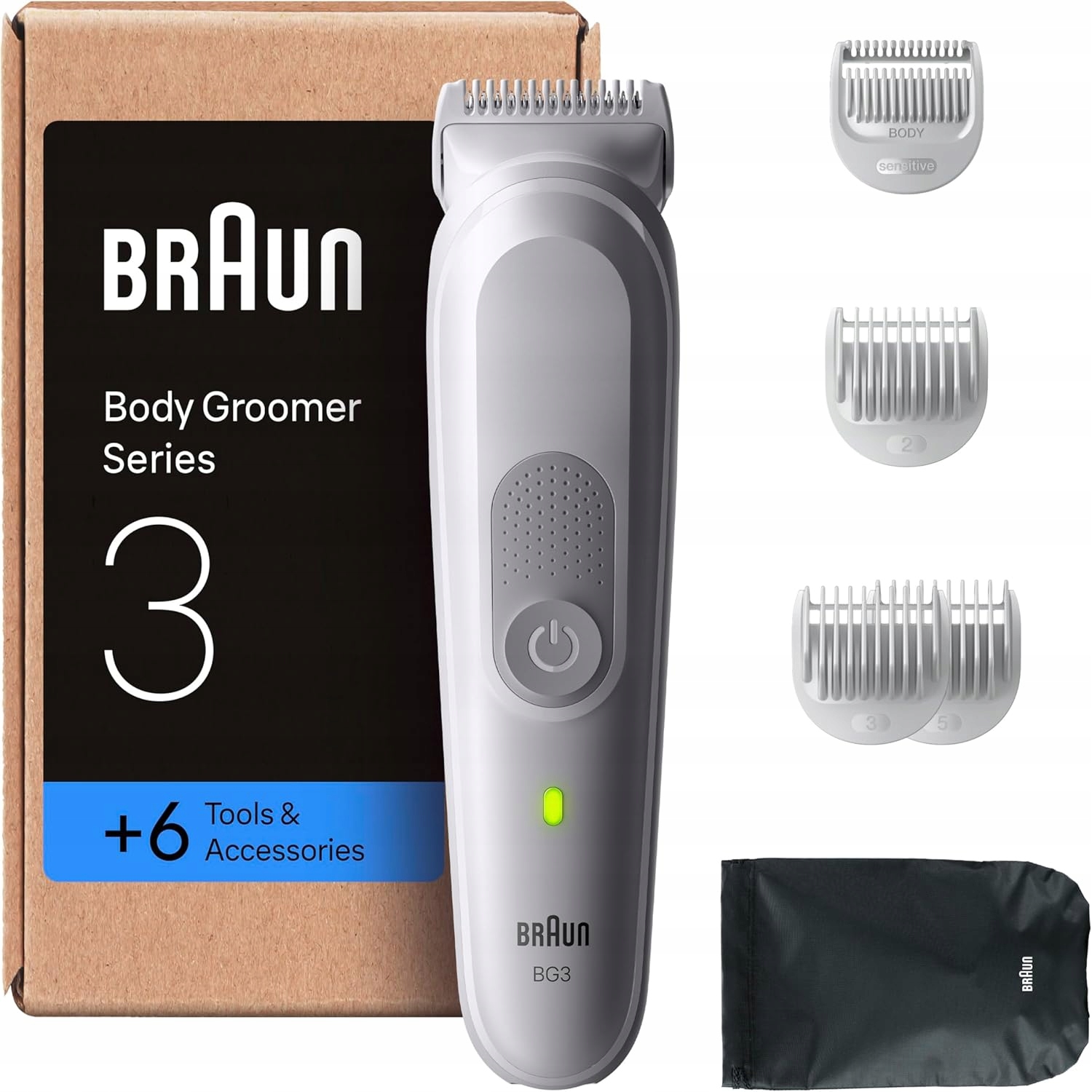 Zastřihovač těla Braun BG3575 Sbox, recyklovatelný obal