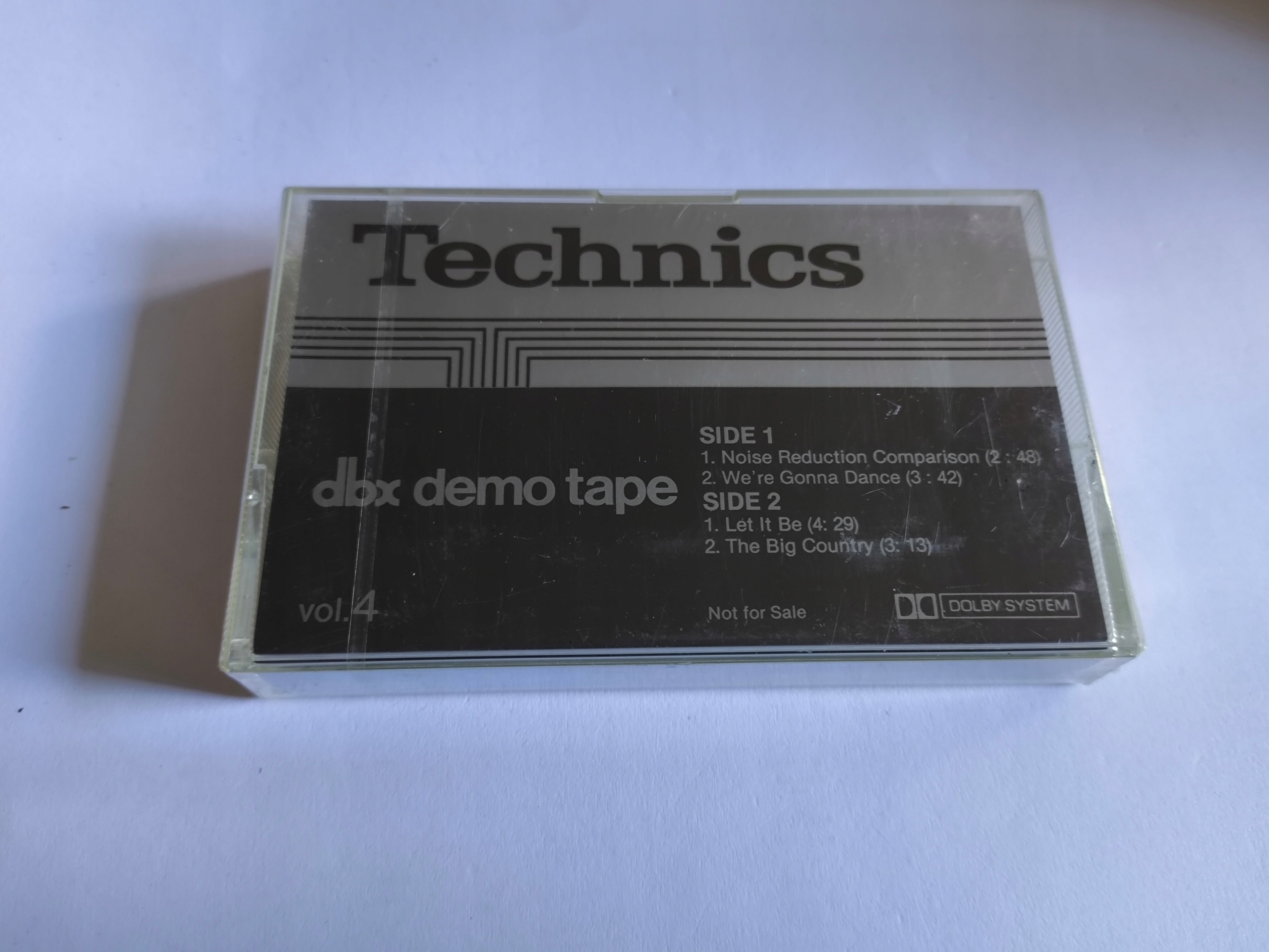 Technics dbx Demo Tape vol. 4 fólie *3708