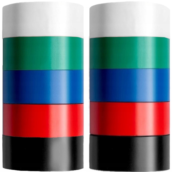 

Mocna Taśma Izolacyjna Pcv Wodoodporna Kolor 10SZT
