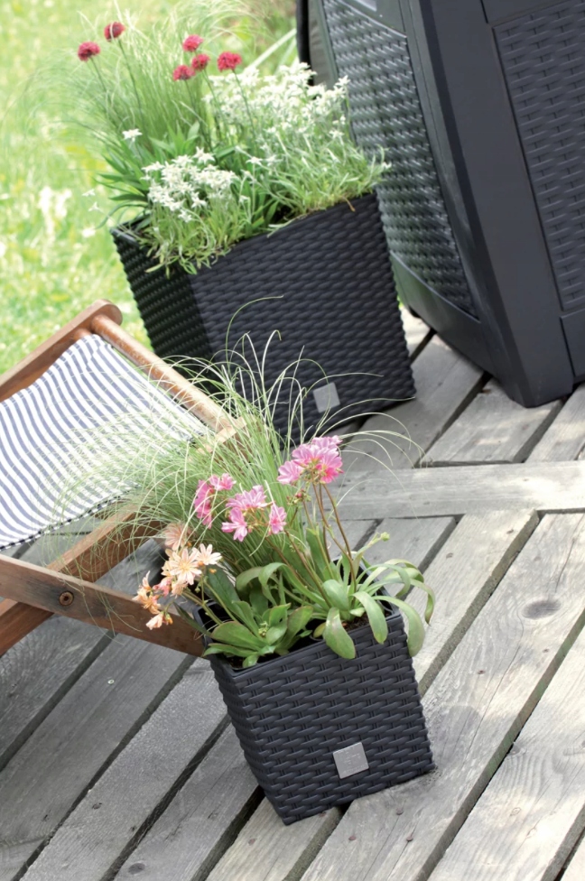 DONICZKA DUŻA OGRODOWA BALKONOWA TARAS 32L RATTAN Marka Prosperplast