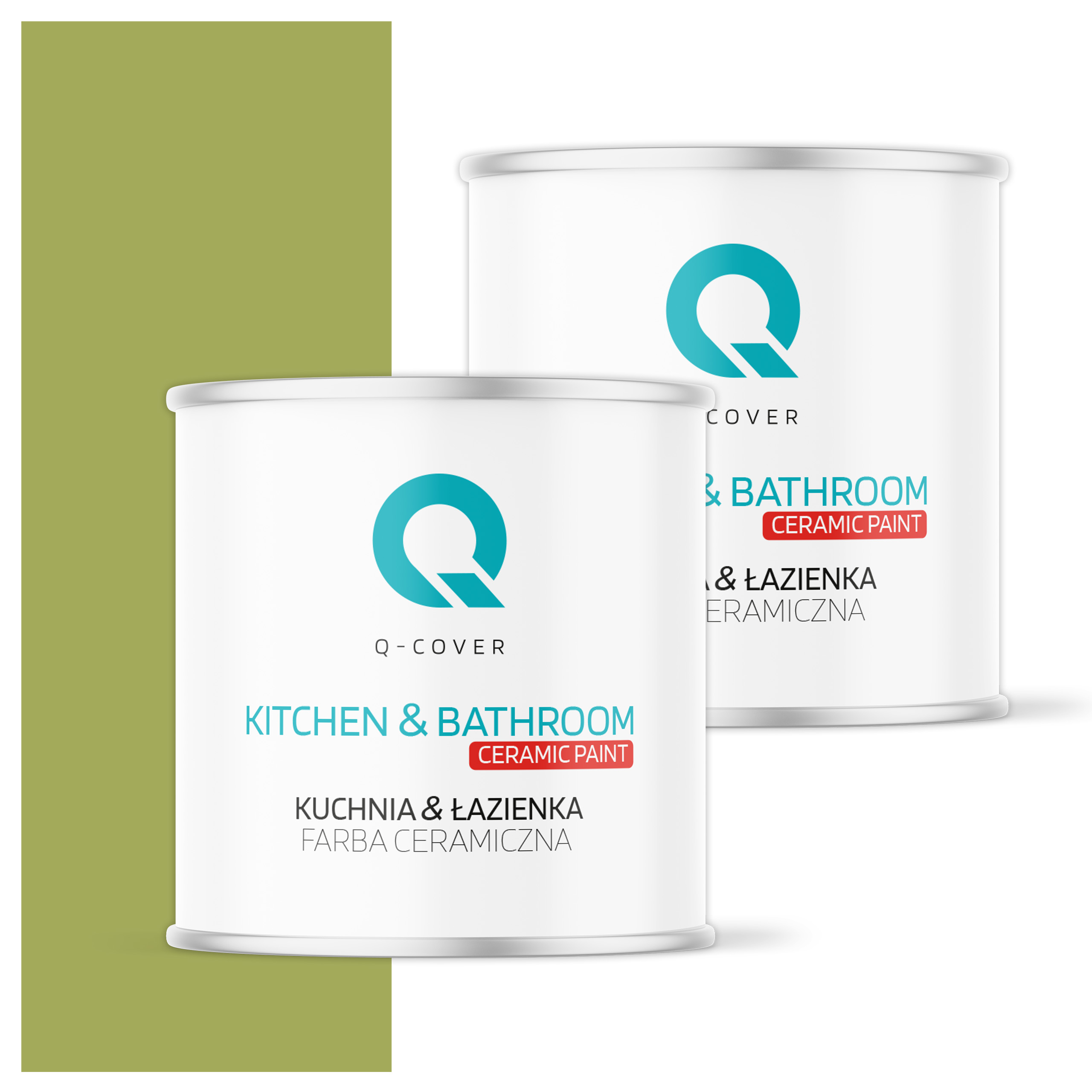 Farba do kuchyne a kúpeľne Umývateľná 2L Hlboká hrachová matná tmavá H2437