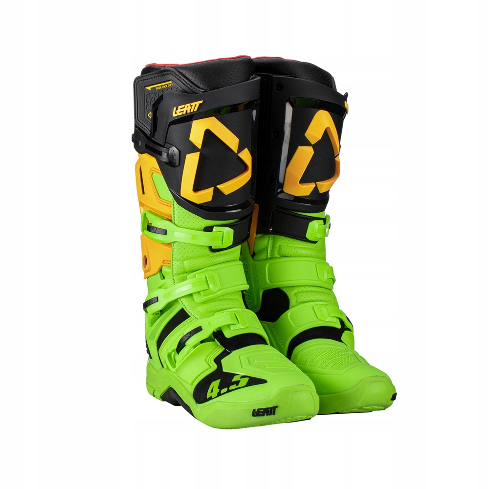 Leatt Topánky Cross 4.5 Boots Citrus Farba čierna/zelená Fluo Veľkosť 40.5