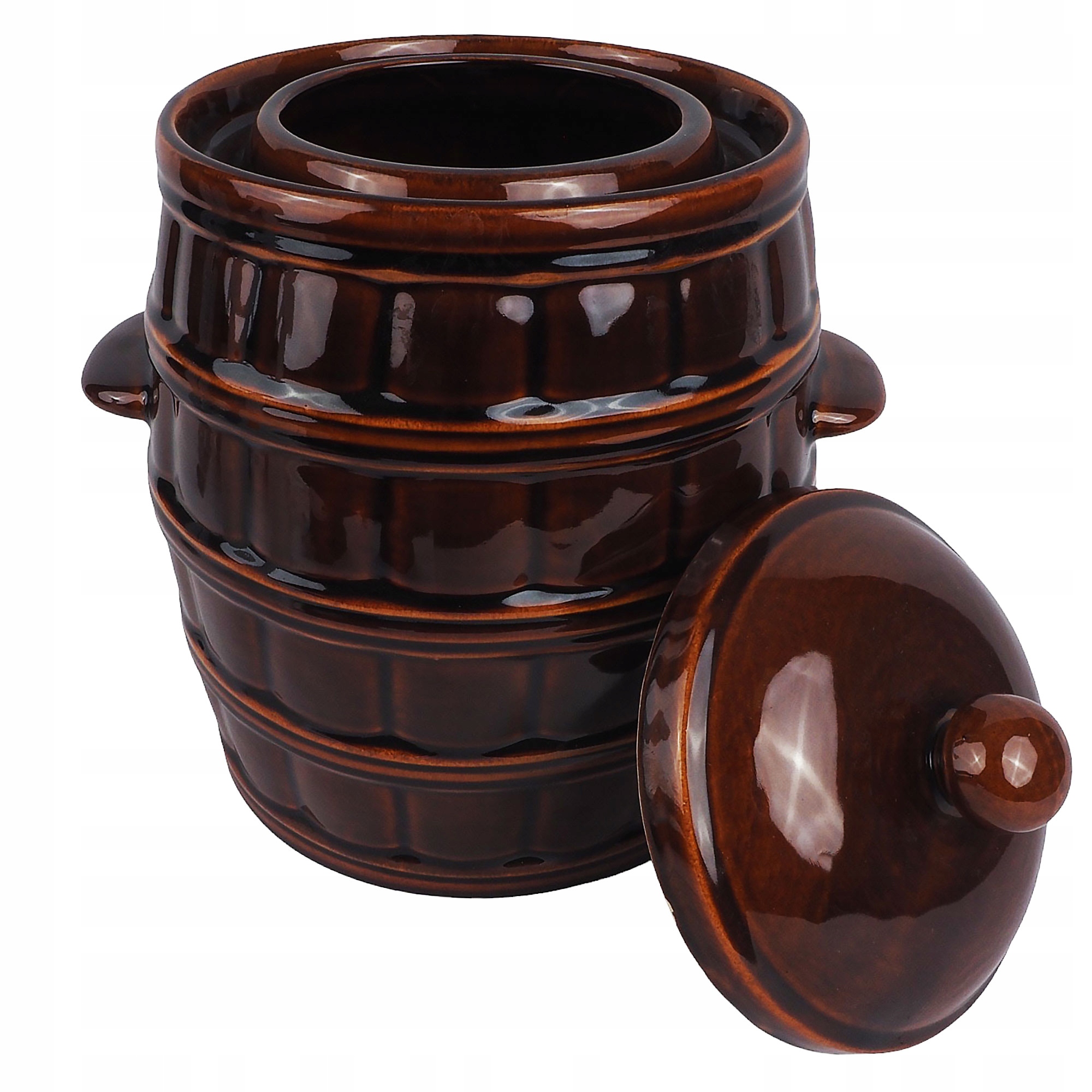 BECZKA KAMIONKA SŁOIK GARNEK DO KISZENIA 8l