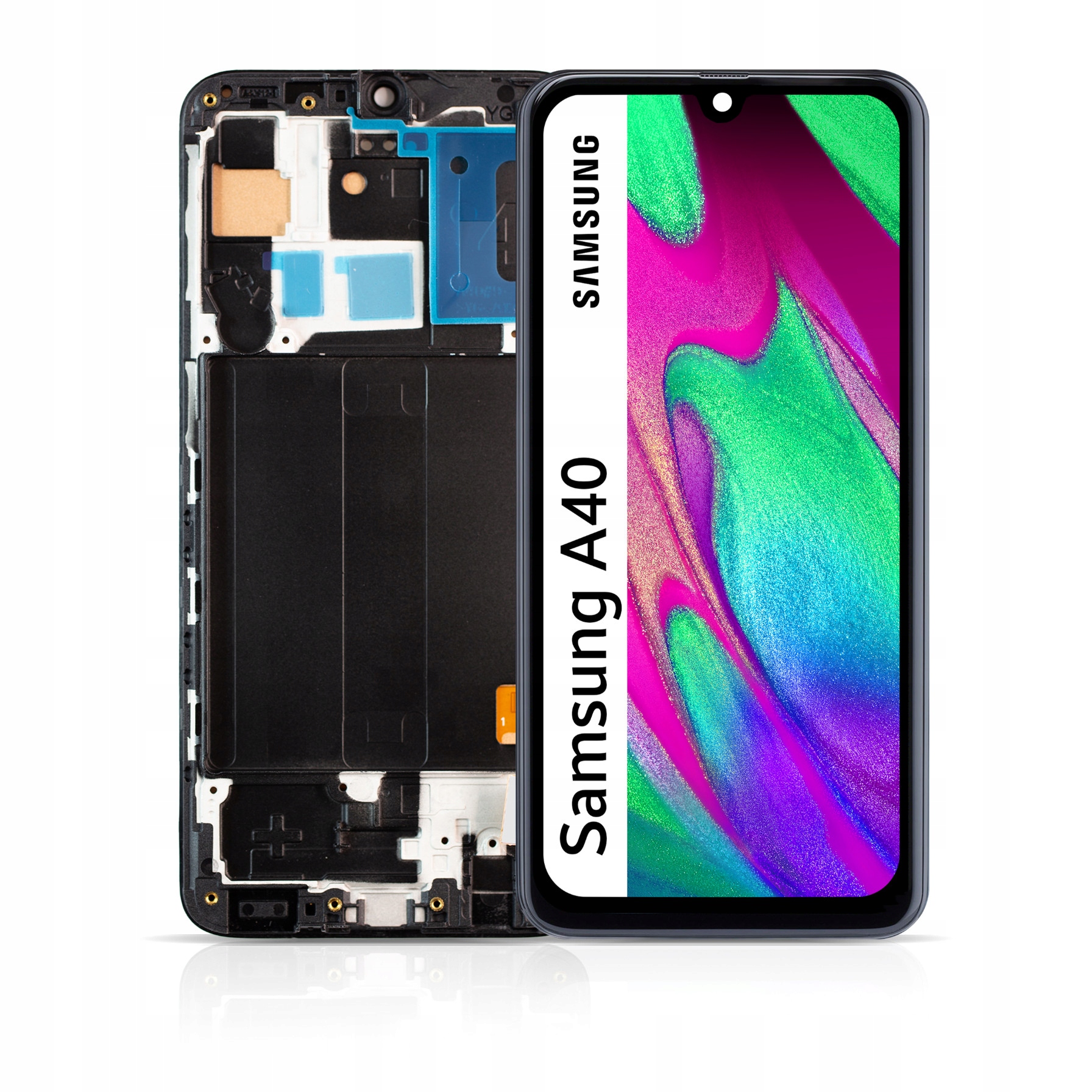 Incell pro Samsung Galaxy A40 LCD Displej Digitizer Dotyk Rámeček