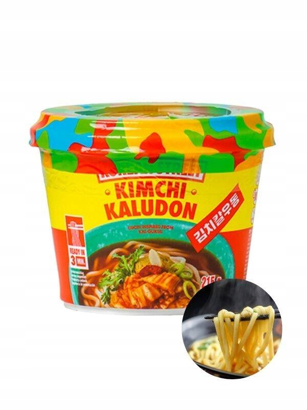 Levně 3x Korejská polévka s nudlemi v bujónu se zeleninou, hotová za 3 min.big Velká miska 215g