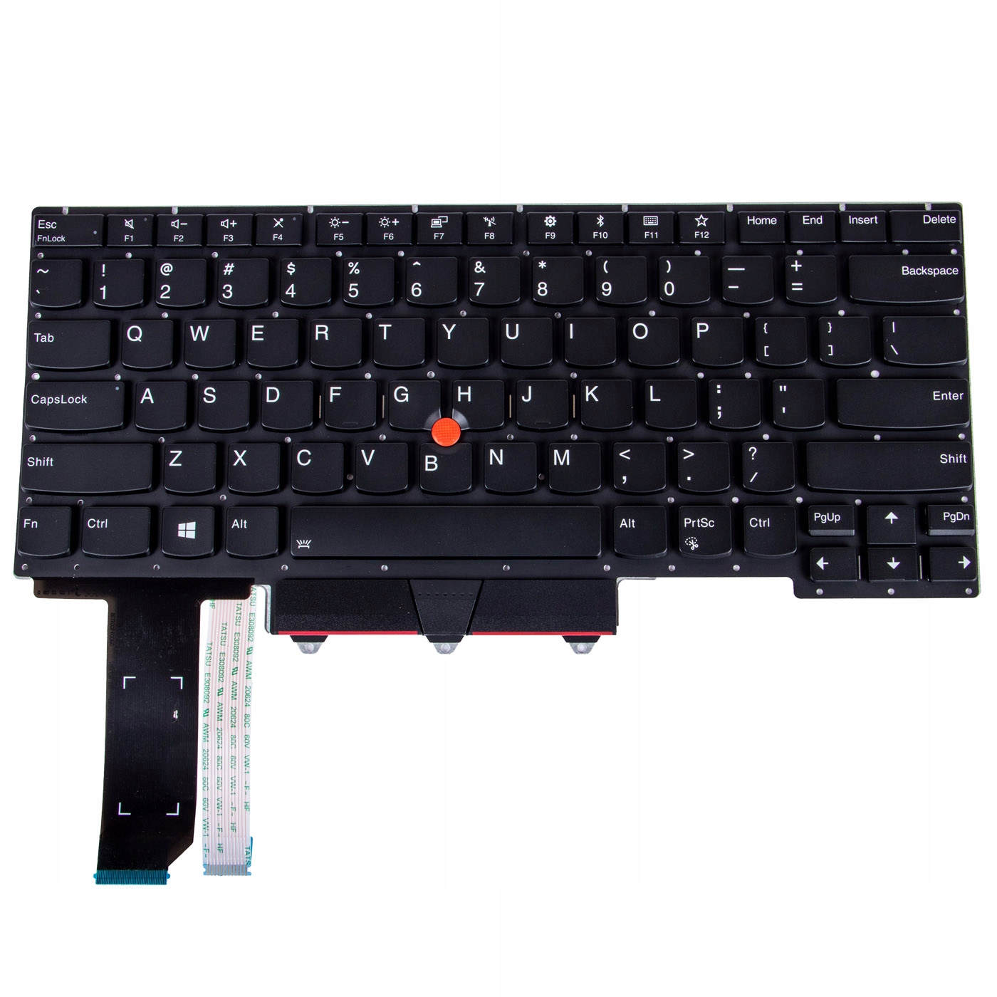 Qwerty klávesnice Pl/us Lenovo ThinkPad E14 1 generace