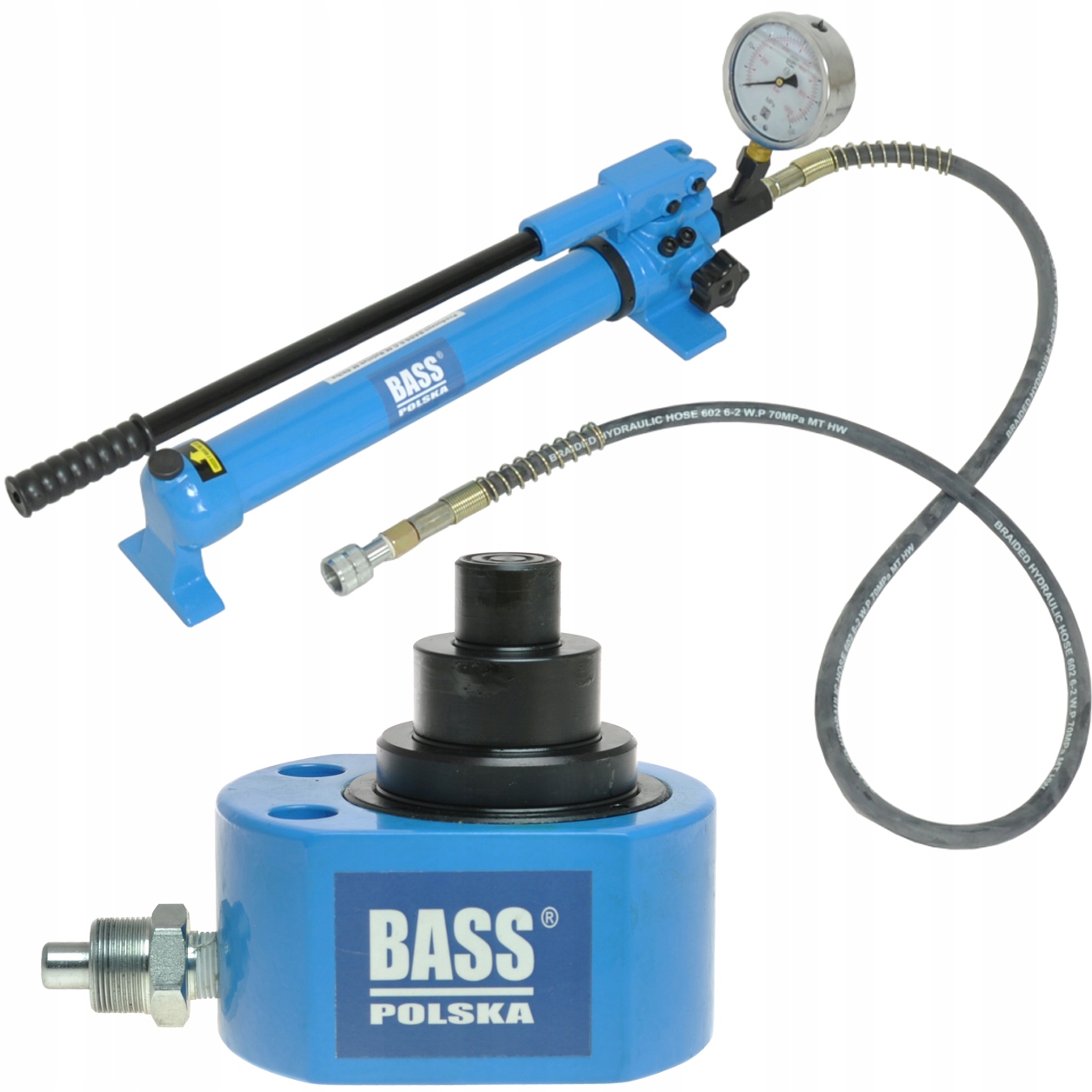 ГІДРАВЛІЧНИЙ ЦИЛІНДР 3-TL 30T + НАСОС HYDR 700BAR