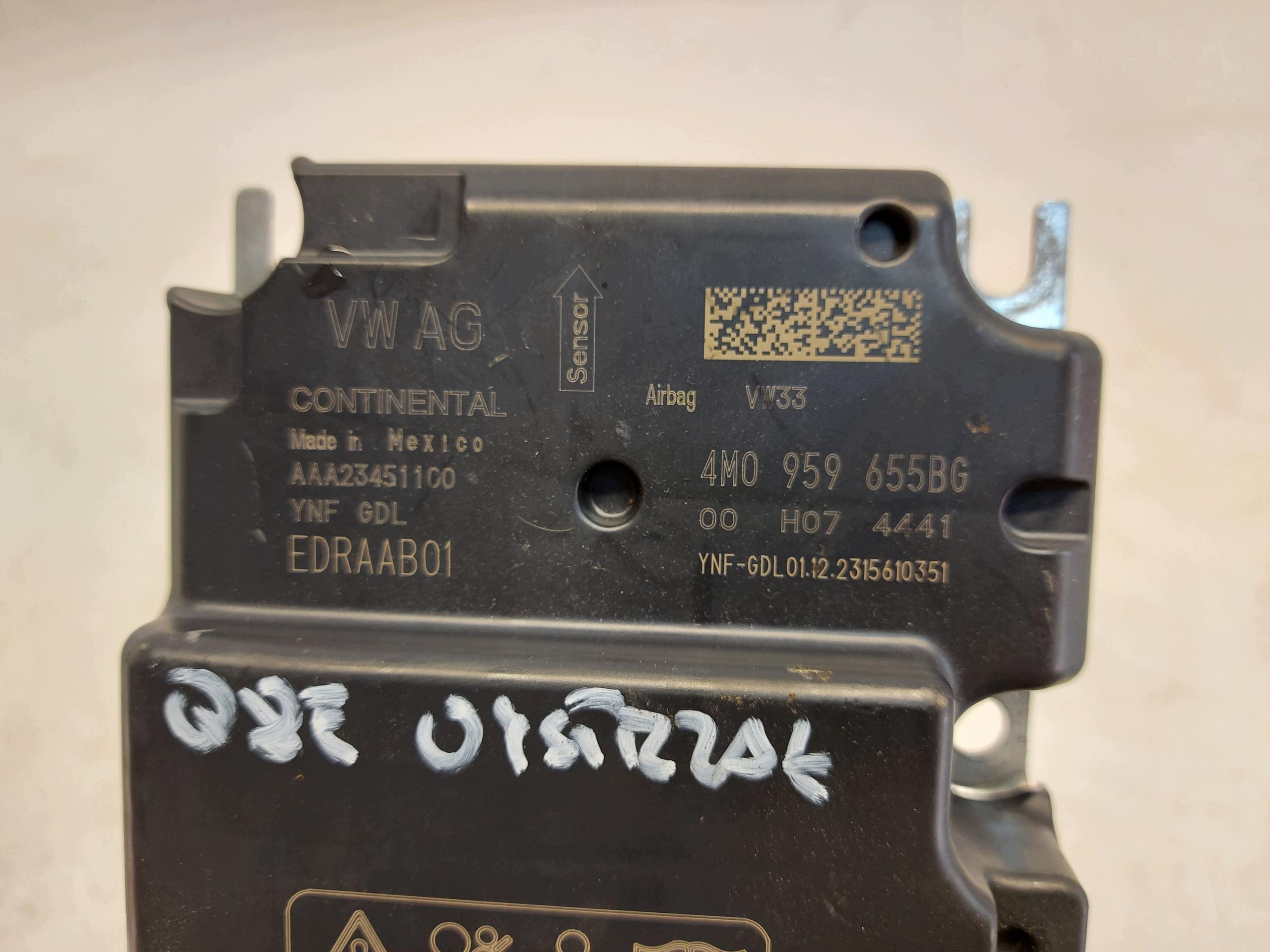 Audi Q8 E-TRON modulo sensor Centralina airbag airbag WYBUCH ! 4m0959655bg