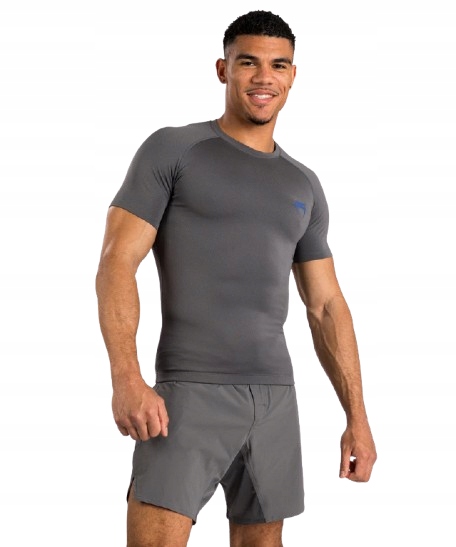 Venum Rashguard Krátký rukáv Contender Short Sleeve Grey L
