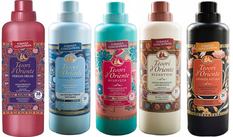 Levně Tesori d'Oriente Sada 5 kusů italských tekutá aviváž 760 ml Ptabj