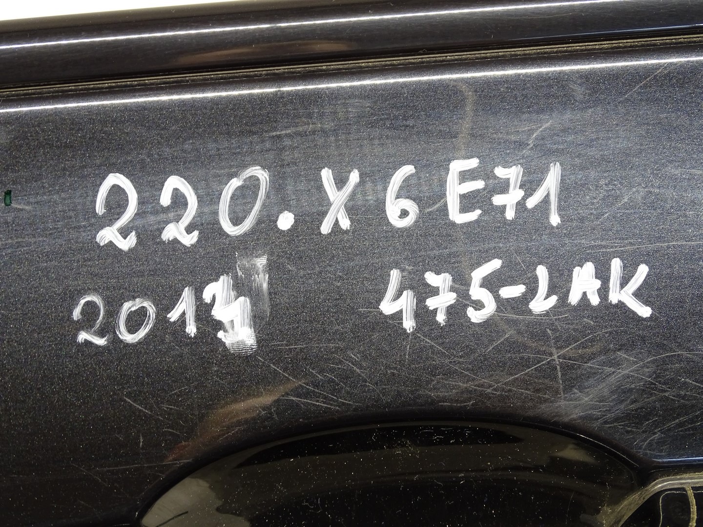 door left front left front BMW X6 E71 LAKIER 475