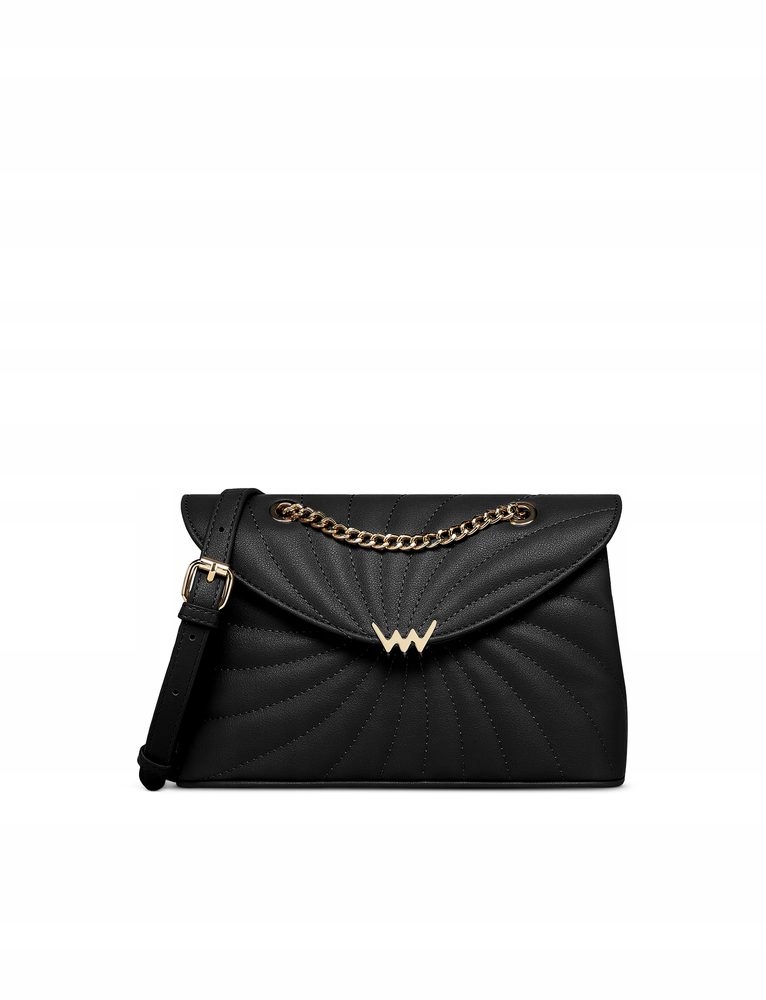 Dámská kabelka crossbody Vuch Allia Black černá prošívaná 25 cm