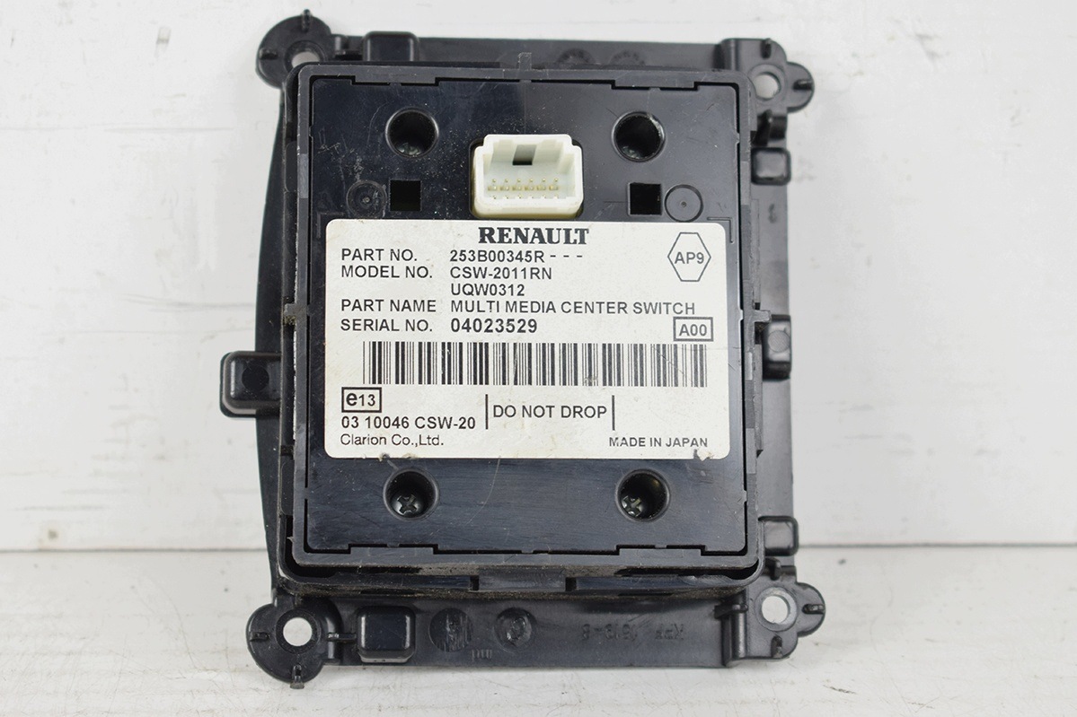 control panel * navigation devices RENAULT LAGUNA III 253B00345R
