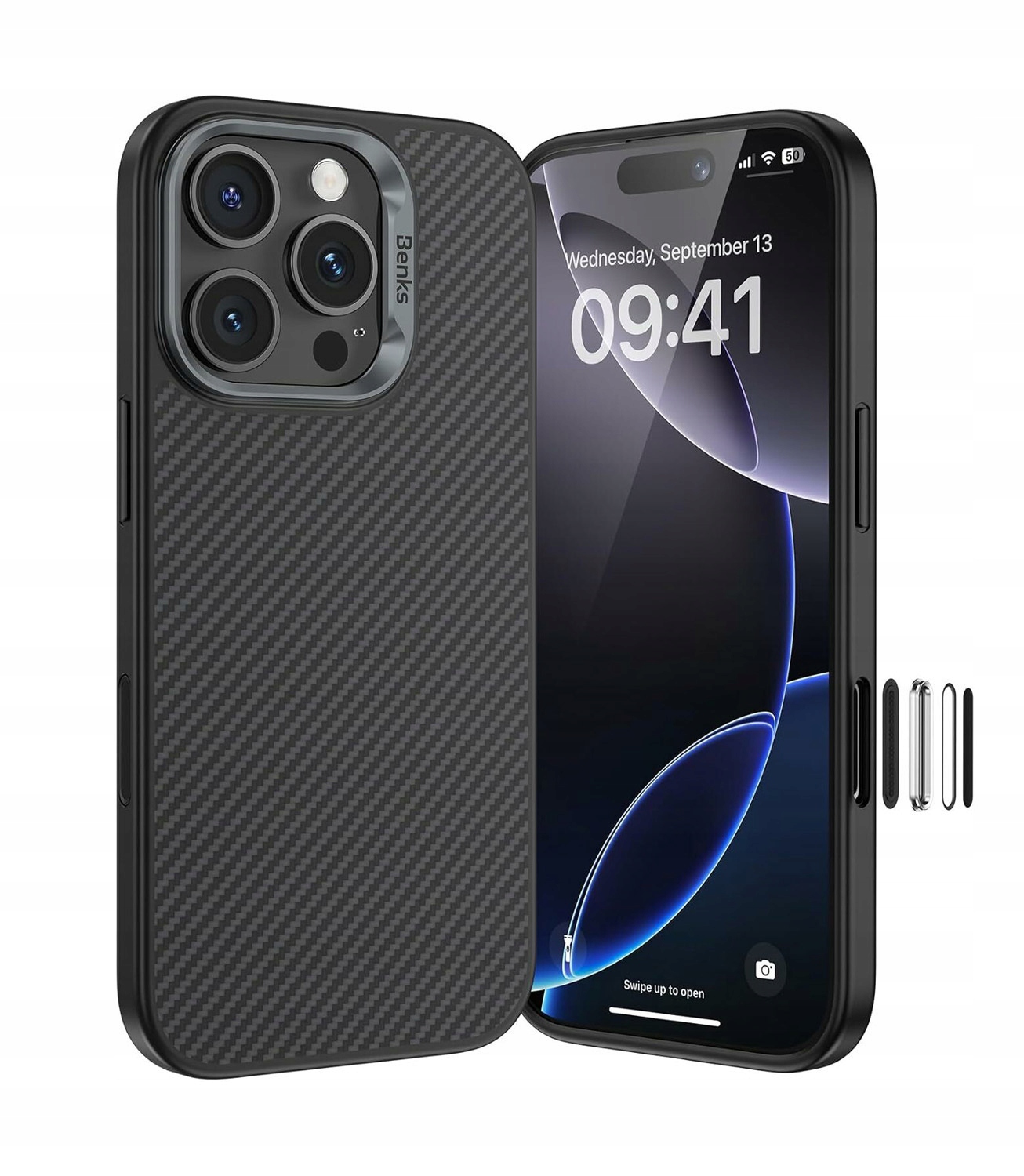 Etui Benks do iPhone 16 Pro Max Magnetic Armor Pro Kevlar Metal Frame 600D