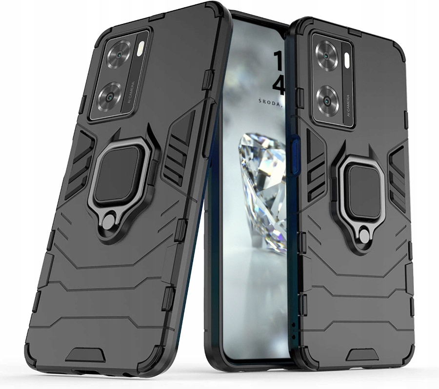 

Etui Do Oppo A57 4G A57S Pancerne Holder Szkło