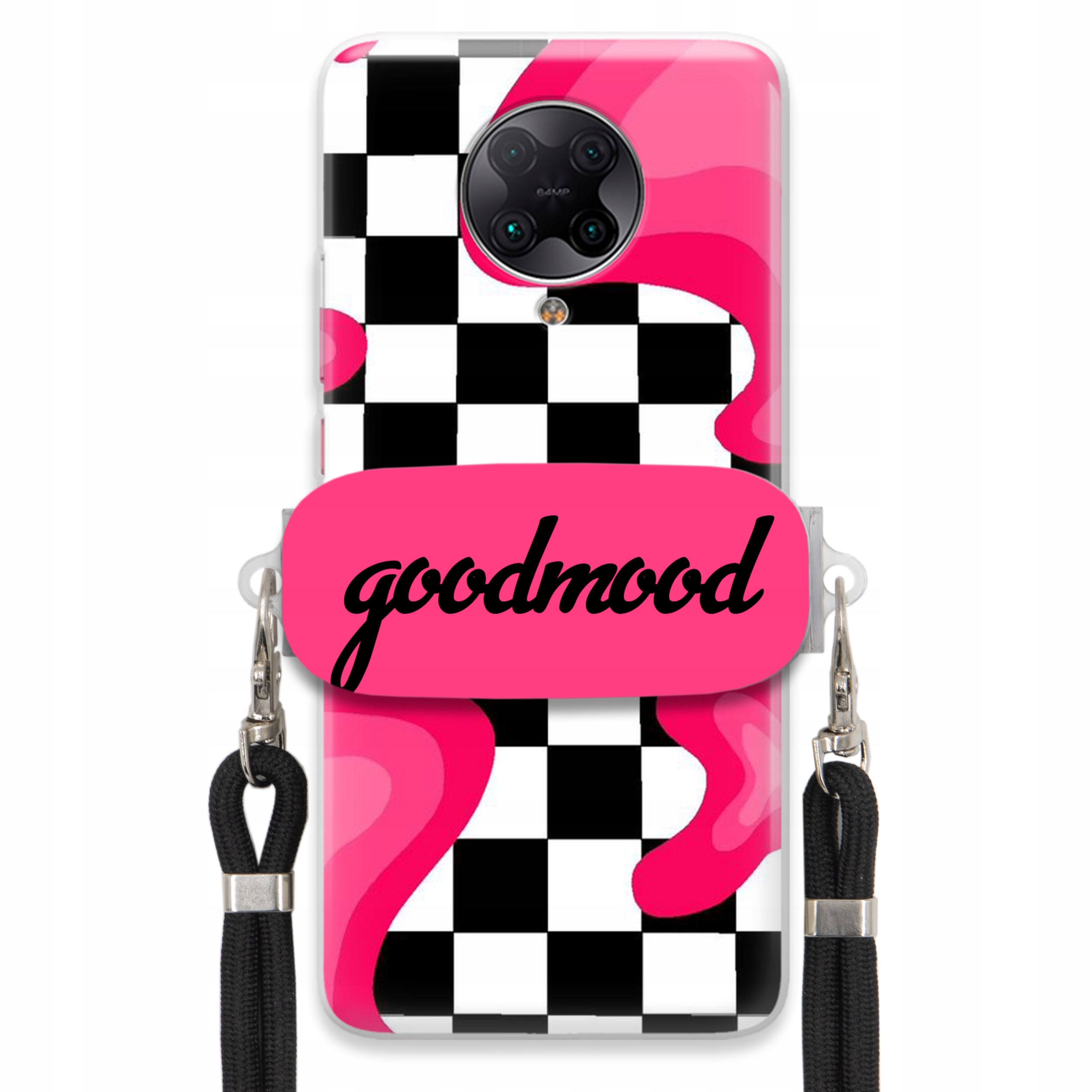 Puzdro Pre Xiaomi Poco F2 Pro Sada Case Držiak Vodítko Čierna For Teen Splash