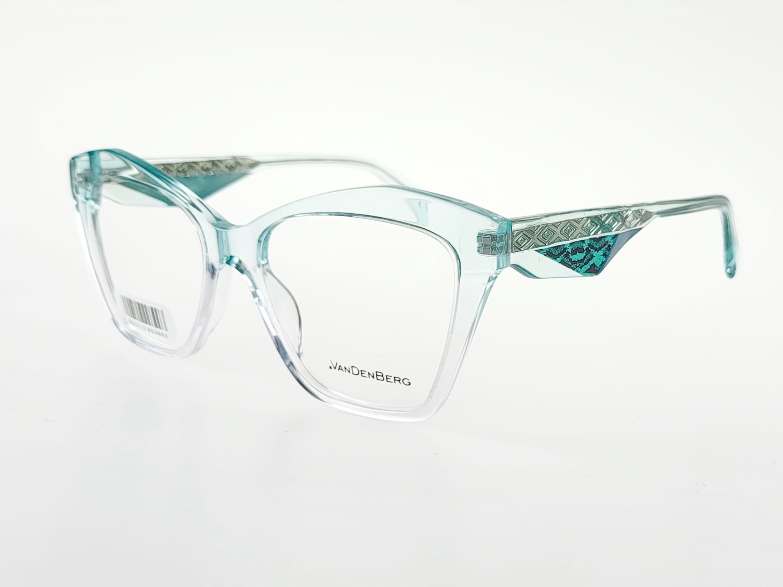Oprawki Okulary damskie VanDenBerg VDB2512 CF03 Kocie Transparentne