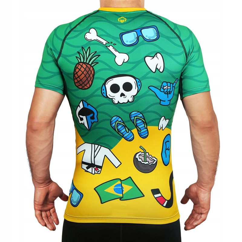 Ground Game Rashguard Copacabana Krátký rukáv L