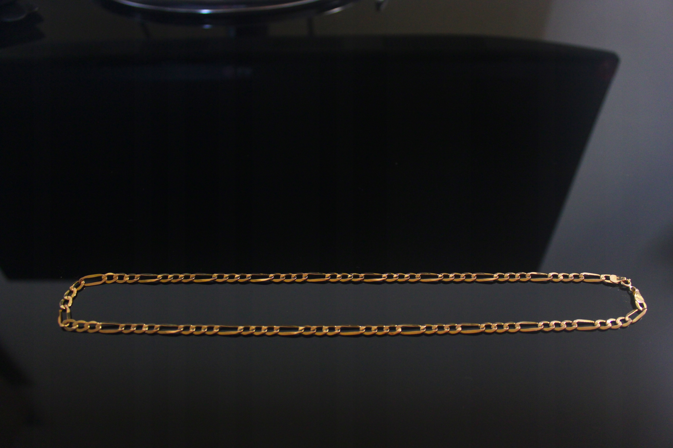 Złoty łańcuszek Próba 585 / 50,5cm Splot Figaro