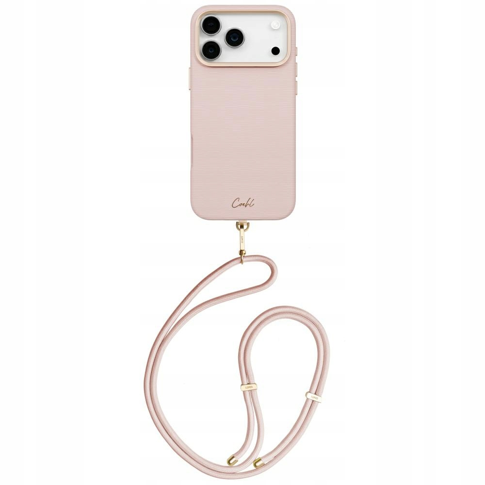Etui Uniq Coehl Mirelle do iPhone 17 Pro Max Magnetic Charging różowy
