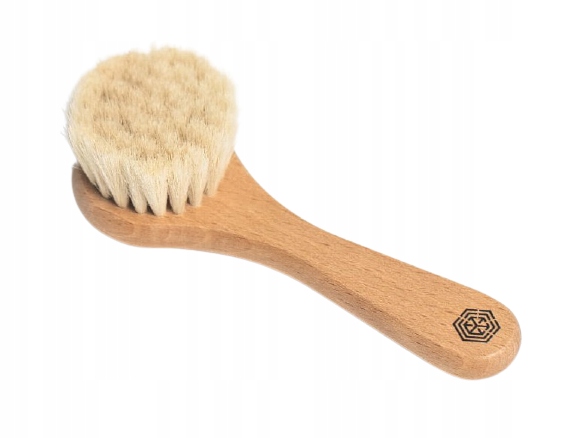 NESTED SZCZOTKA DO MASAŻU I MYCIA TWARZY Z KOZINY