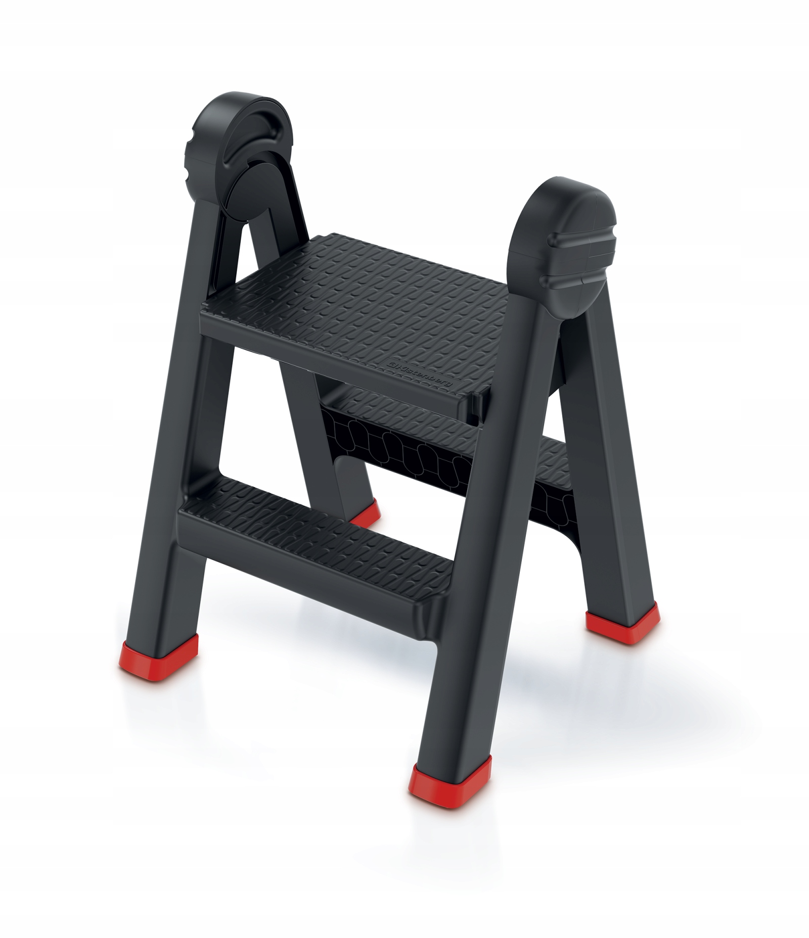 Skládací schůdky Titan Ladder KLD4565, černá 470 x 435 x 630 mm, max. 150kg