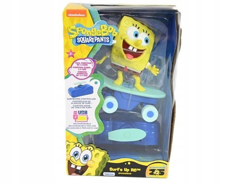 Figurka Funrise SpongeBob na deskorolce zdalnie sterowanej