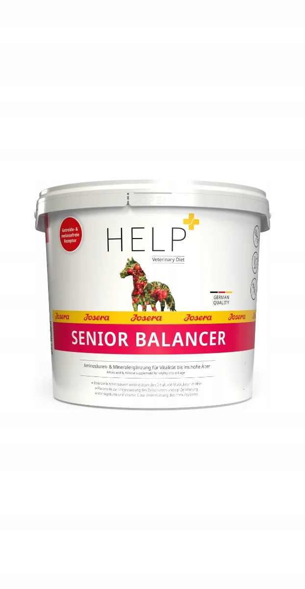 Witaminy dla koni starszych Josera Help Senior Balancer 4kg minerały senior