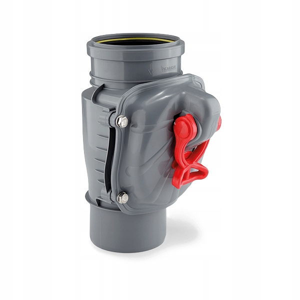 Zasuwa burzowa pionowa 50mm Karmat kanalizacja Pcv