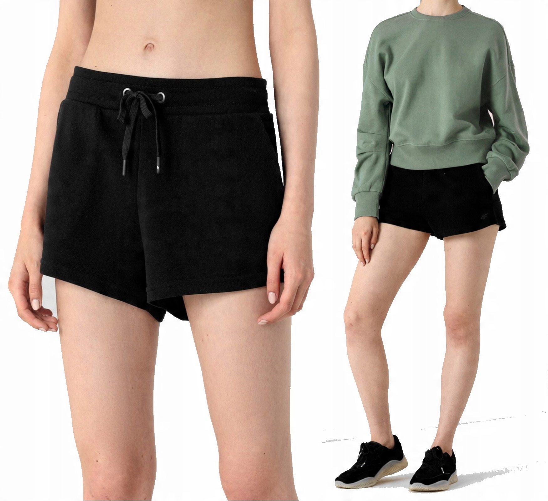 

Damskie Spodenki Dresowe 4F Szorty Bawełniane 3XL