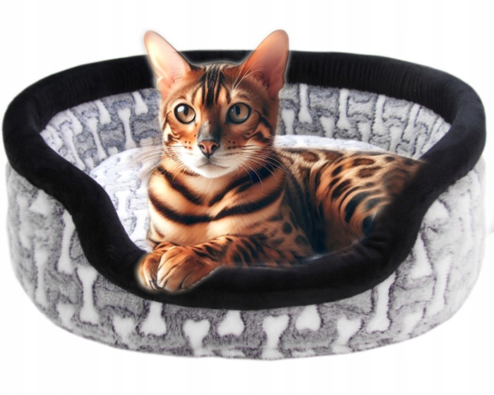 Levně Kotec potah pelíšek lehátko, místo na spaní pro kočky kočku plemene Savannah, Maine Coon 65