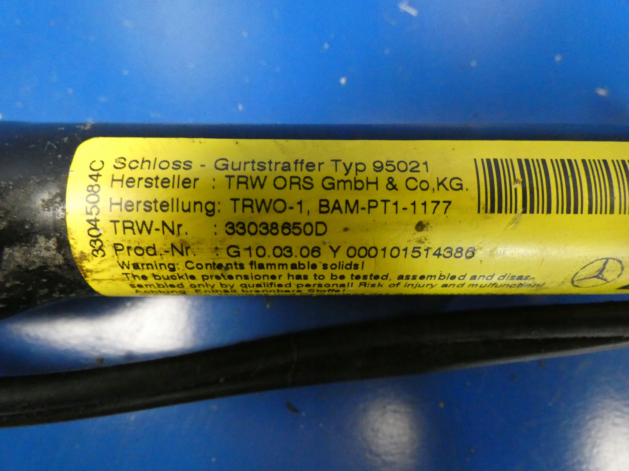 MERCEDES S KLASA W221 adjuster supports right front