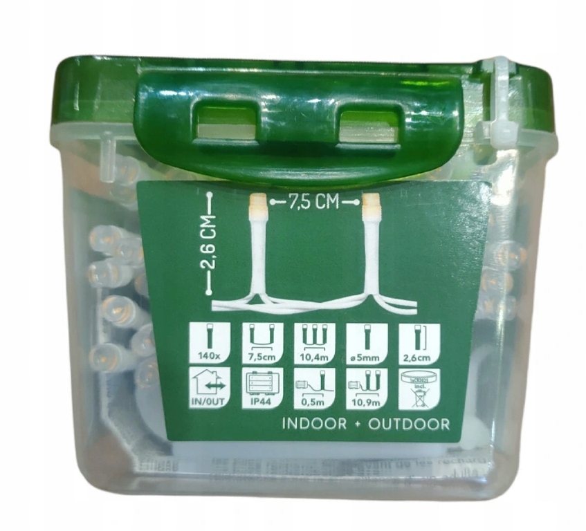 LAMPKI LED ZEWNĘTRZNE WEW 120LED CIEPŁE NA BATERIE Marka ZD