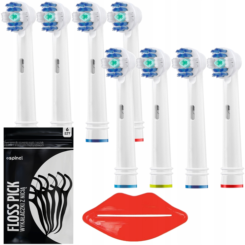 

8x Końcówki Do Szczoteczki Braun Oral-b 3D White