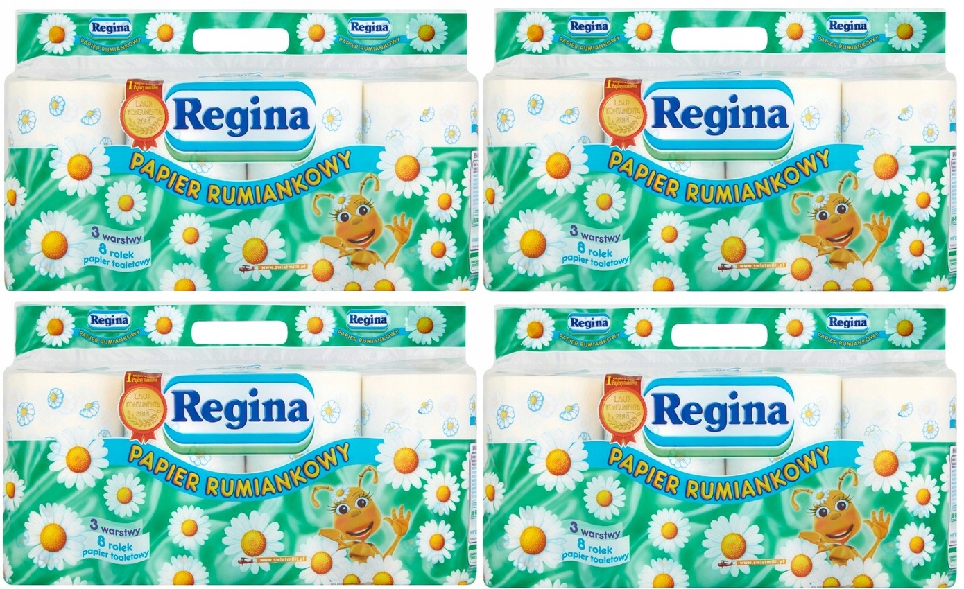 

Papier Toaletowy Regina Rumiankowy 4x8 32 rolki