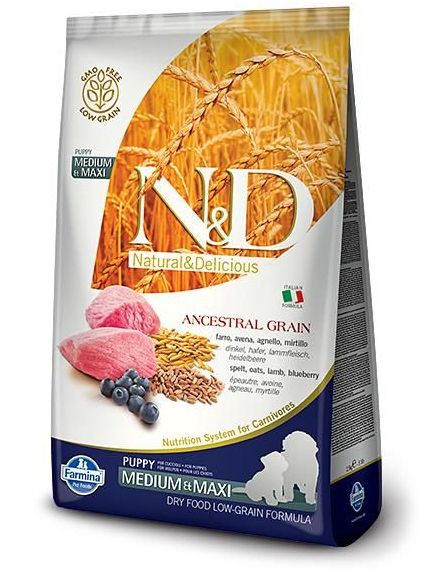 N&d Dog Ancestral Lamb Blueberry Puppy Medium & Maxi 2.5KG