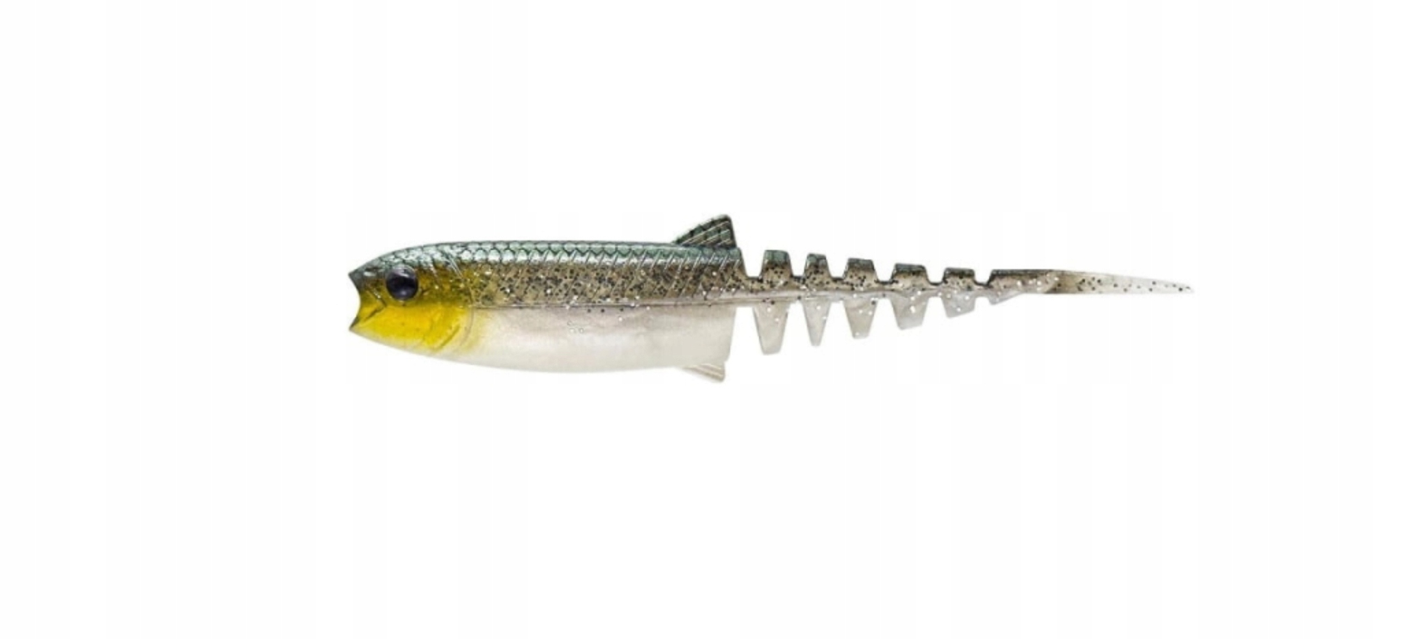 Guma Wędkarska Jaskółka Cannibal Minnow Srebrzysta Zieleń 12,5cm SavageGear