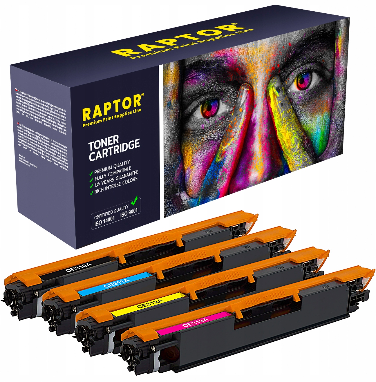 

4x toner do CE310A Color LaserJet CP1025 CP1025nw
