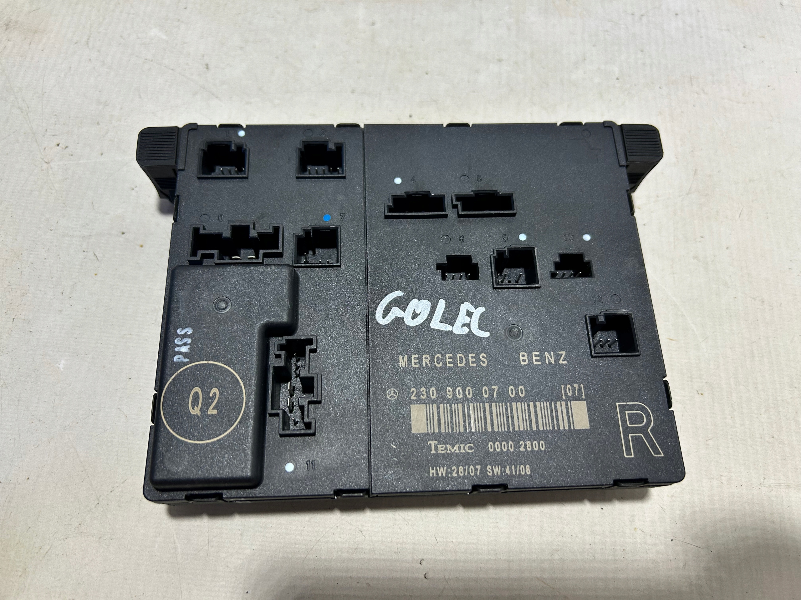 MERCEDES SL R230 module door right 2309000700