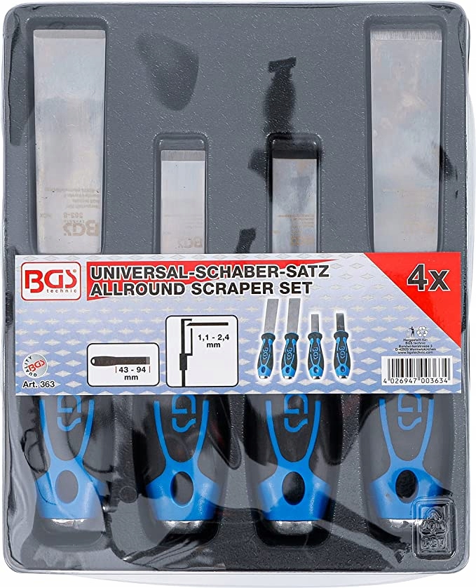 Скребки для оббивки, 4 шт.