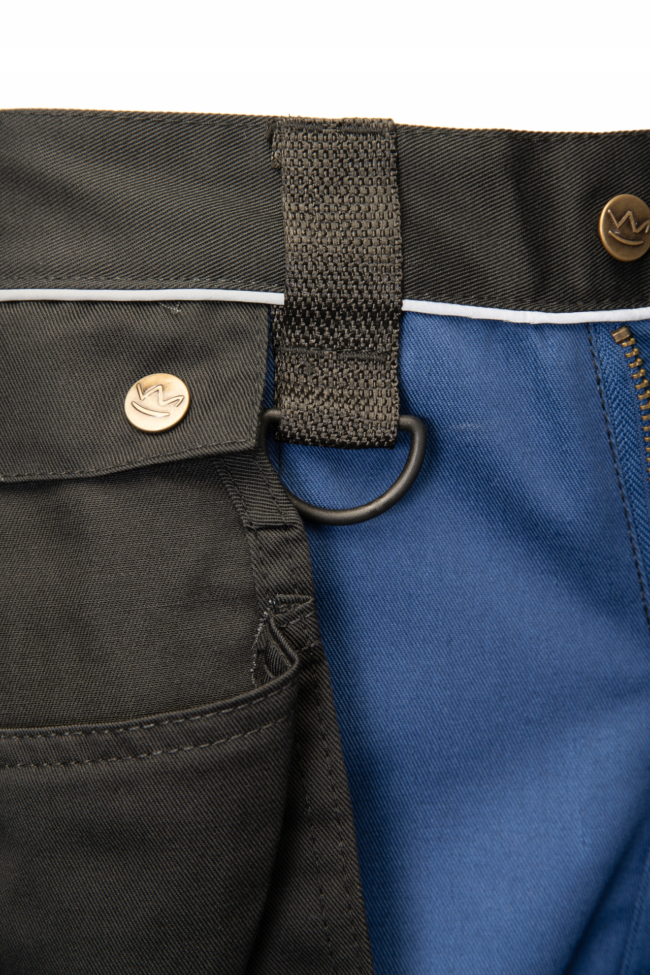 MOCNE SPODNIE ROBOCZE CORDURA WSZYSTKIE ROZMIARY Kolor dominujący niebieski