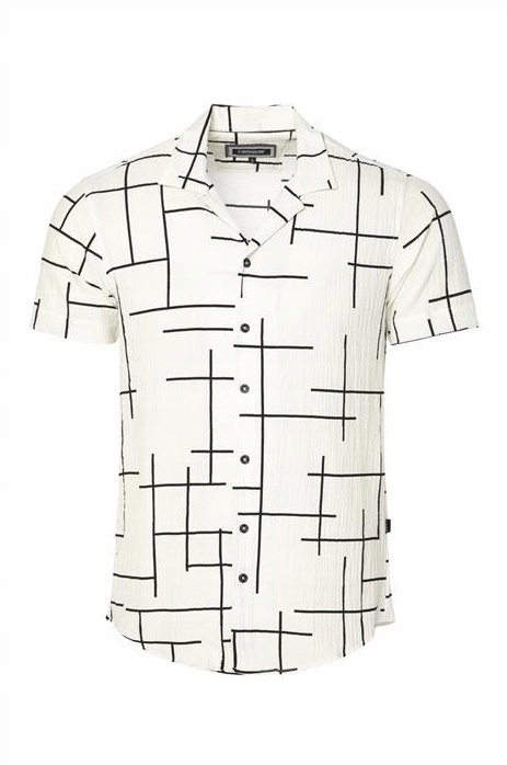 Bílá Pánská Košile S Kubánským Límcem L