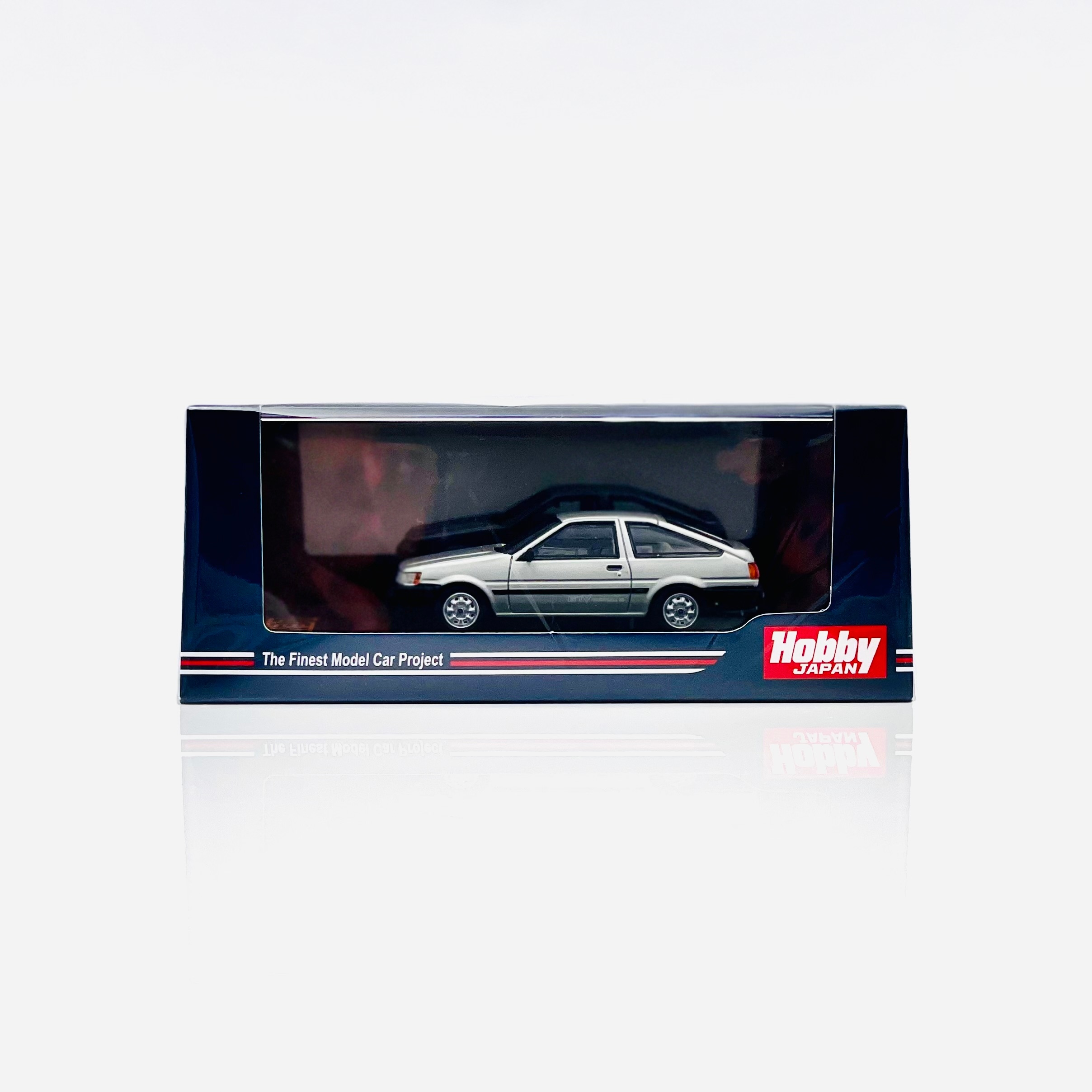 Toyota Corolla Levin AE86 3 Door Gtv 1983 Silver Hobby Japan 1:64
