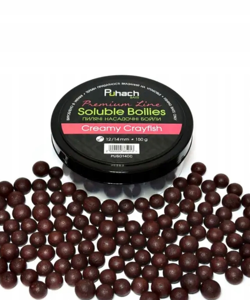 Kulki Pyłowe Proteinowe Puhach Baits Premium 12/14MM Creamy Crayfish