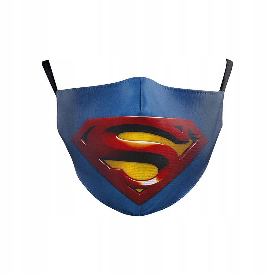 

Maseczka regulowana na twarz dla dzieci Superman