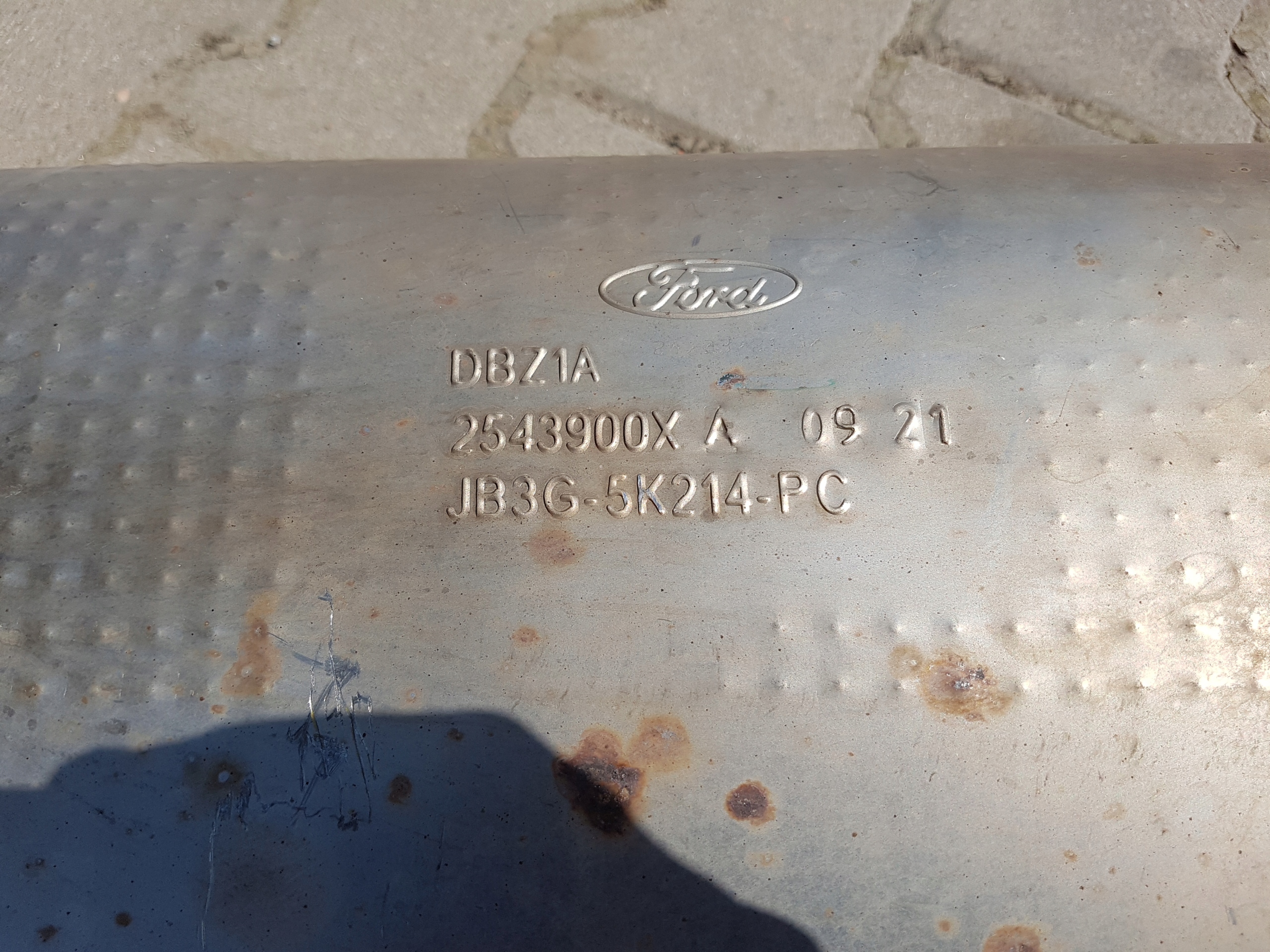 FORD RANGER IV V 2021 muffler, exhaust JB3G-5K214-PC