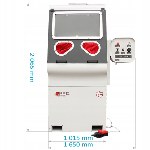 Piaskarka kabinowa oczyszczarka do felg Land Reko Producent code PRC 17 13 MA