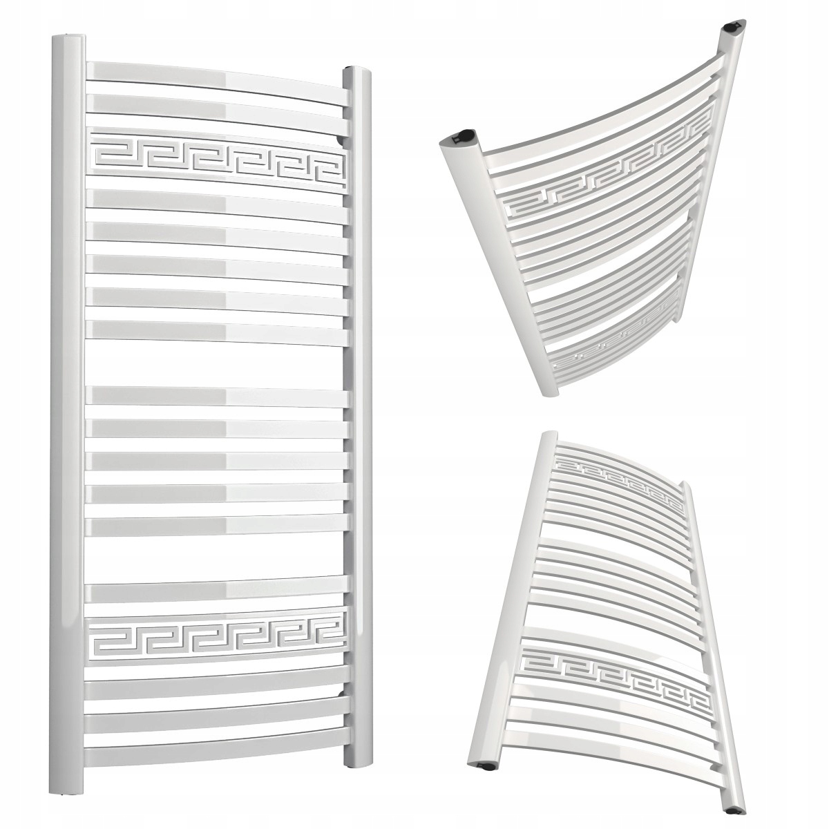 Kúpeľňový Radiátor Grécky 1350/570 Biely Lesk